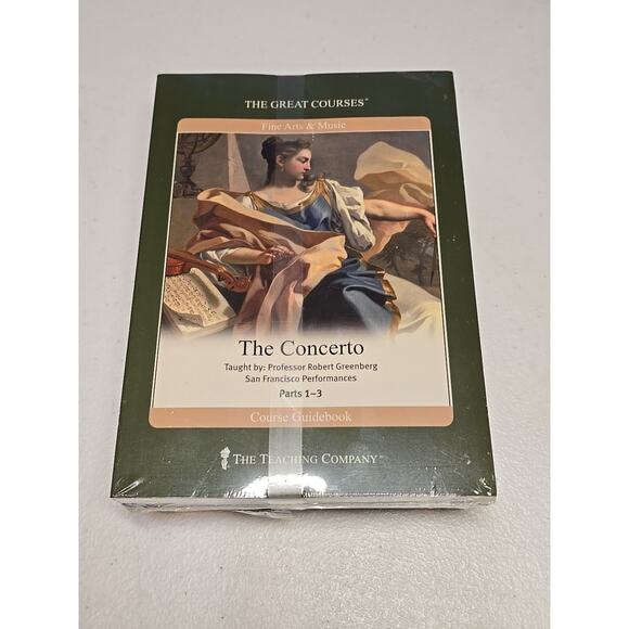 The Great Courses DVDs & Guidebook Set FINE ARTS & MUSIC: The Concerto Sealed40 - Picture 1 of 3